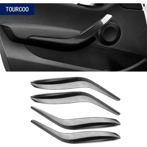 For BMW X1 E84 2010-2016 Interior Door Panel Handle Pull Clip on Cover Trim Car Modification Accessories