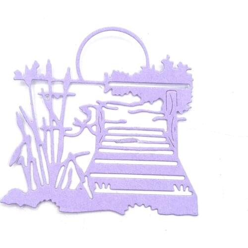 Julyarts Sunset Scenery Dies Scrapbooking Nouveau Arrivage 2020 Crafts Embossing Stencil for Handmade Paper Card Making