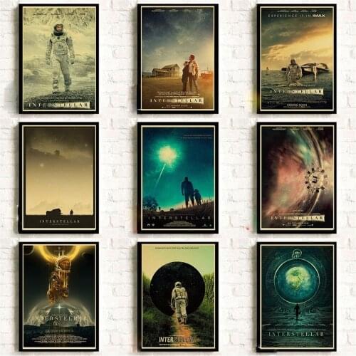 Classic Interstellar Movie Poster Canvas Painting Wall Art for Living Room Decoration Home Decor