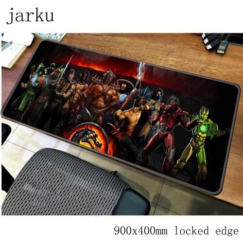 Mortal kombat mouse pad gamer 900x400mm notbook mouse mat gel gaming mousepad Popular pad mouse PC desk padmouse accessories