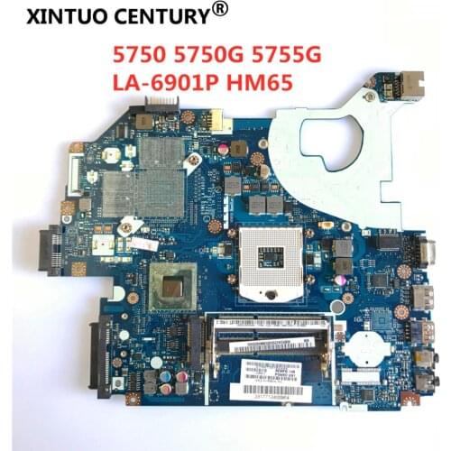P5WE0 LA-6901P Laptop motherboard for ACER Aspire 5750 5750G 5755 5755G PC Mainboard MBR9702003 MB.R9702.003 HM65 UMA tesed DDR3