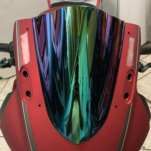 Motorcycle Windshield Windscreen Screen For 2019 2020 2021 Yamaha YZF-R3 R3 320 YZF-R25 YZF R25 250 Iridium Smoke Black