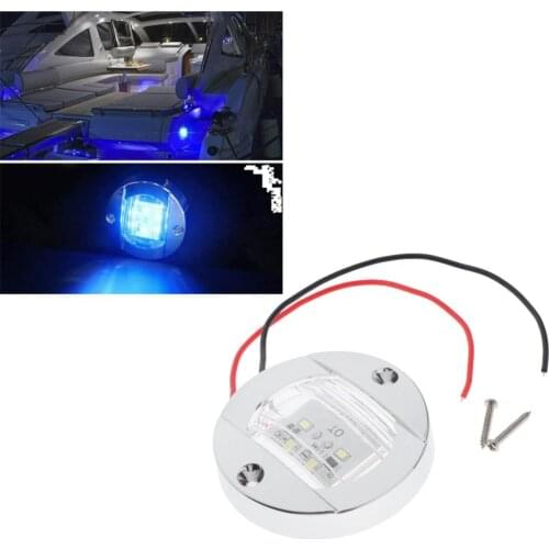 Boat Navigation Lights, 12V Blue Marine Boat Yacht LED Light Sailing Lamp Port Side Bow Light for Boat Yacht RV Caravan