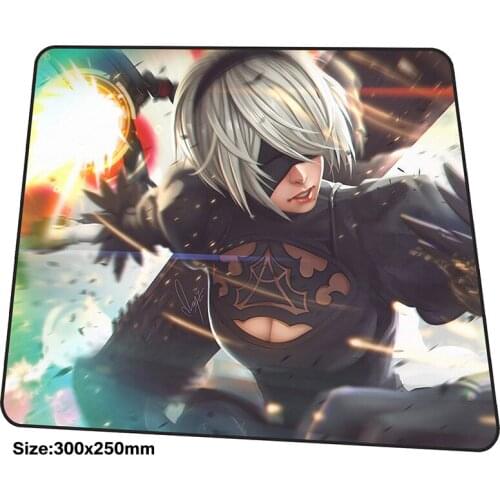 NieR:Automata mousepad 300x250x3mm gaming mouse pad big gamer mat High quality computer desk padmouse Halloween Gift play mats