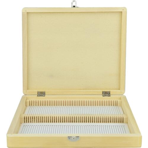 Professional Wooden Microscope Slides Box Storage Case For Microscope Slides Pathological Specimen