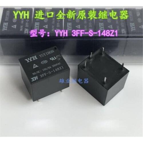 48VDC relay YYH 3FF-S-148Z1 YYH-3FF-S-148Z1 YYH3FFS148Z1 YYH 3FF-S 148Z1 48VDC 10A 5PIN
