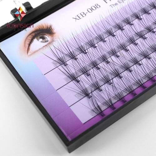 10D Faux Mink Eyelash 0.07mm C Curl Super Soft Eyelash Black false eyelashes cilia makeup tools Extension