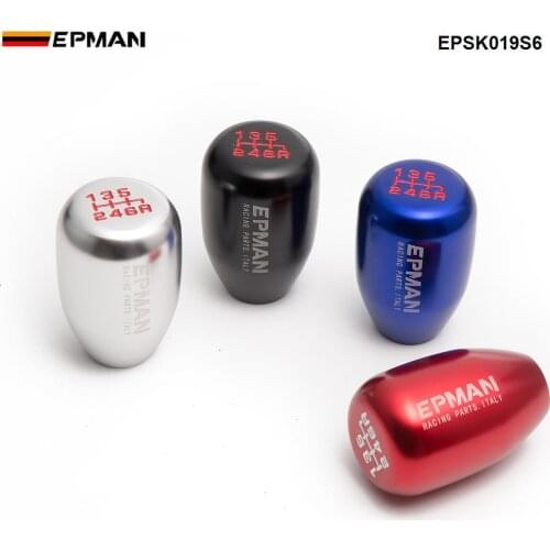 Epman Racing Universal Colorful Aluminum Shift Knob Racing Gear Knob for Most Cars Shifter Konbs EPSK019S6