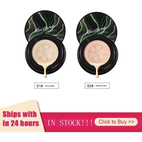 Mushroom head air cushion cc cream Moisturizing Foundation Brightening BB Cream Whitening Maquiagem sunisa foundation кушон