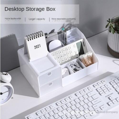 Drawer Type Cosmetic Storage Box Nordic Plastic Jewelry Lipstick Simple Finishing Box Desktop Student Dressing Box