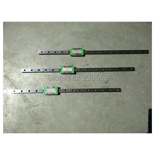 15mm Linear Guide MGN15 L= 400mm linear rail way + MGN15C linear carriage for CNC X Y Z Axis