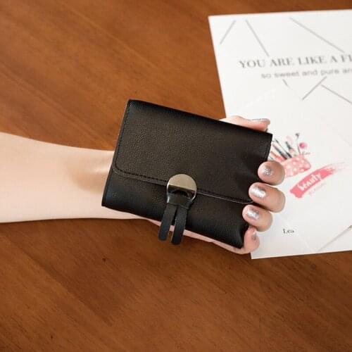 2020 European and American Fashion Simple and Cute Coin Purse Short Ladies Ultra-thin Mini Coin Purse Wholesale In Stock