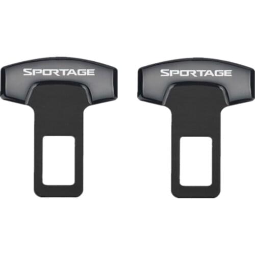 For KIA Sportage 2016 2017 2018 Accessories Safety Belt Buckles Real Trucks Car Safty Belt Alarm Canceler Stopper 2pcs