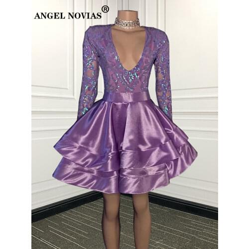 Angel Novias Womens Long Sleeve Dresses