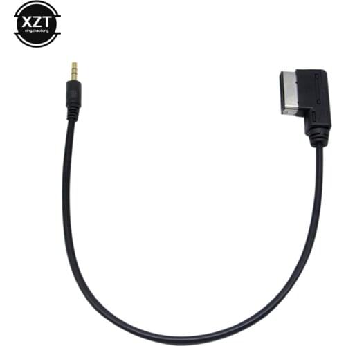 Car AMI MMI AUX 3.5mm Jack Adapter Cable Media Interface for Mercedes R E S-Class