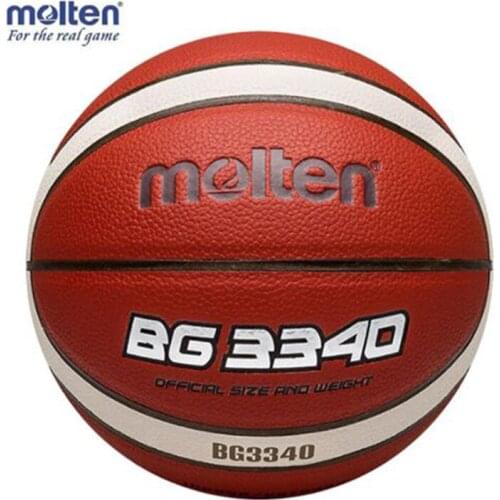 Genuine Molten Basketball No. 7 Indoor And Outdoor General Pu Soft Leather Basketball Motten bg3340 Free With Net Bag+ Needle