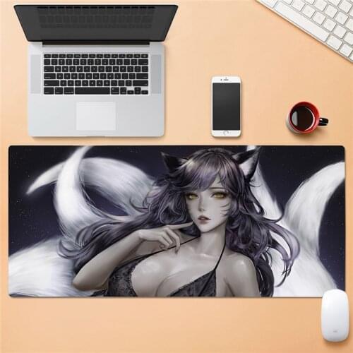 Large XXL Office Computer Desk Pad Desktop Keyboard Large Mouse Pad Leather Notebook Computer Pad Desk Anti-Slip Pad Gamer Mouse