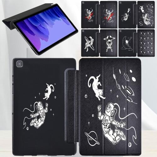 Tablet Case for Samsung Galaxy Tab A7/Tab A 10.1 Cute Anime Pu Leather Tablet Dustproof Cover Case + Free Stylus