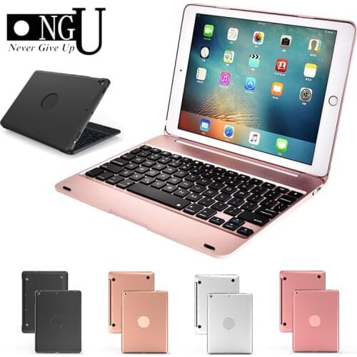 Keyboard Case for Apple iPad 9.7 2017 2018 for iPad 5 6 Pro 9.7 Wireless Bluetooth Keyboard Cover for iPad Air 1 2 Stand Shell