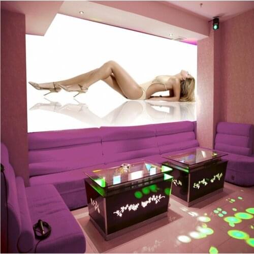 Dropshipping Colomac Photo Wallpaper Modern Sexy Beauty Bar KTV Nightclub 3d Wallpaper Living Room Foto Mural Papel De Pared