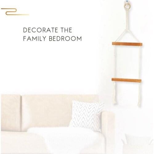 Hot Wall Hanging Shelf Handmade Plant Hanger Boho Plant Pot Holder Cotton Rope Handwoven and Durable Household Shelf