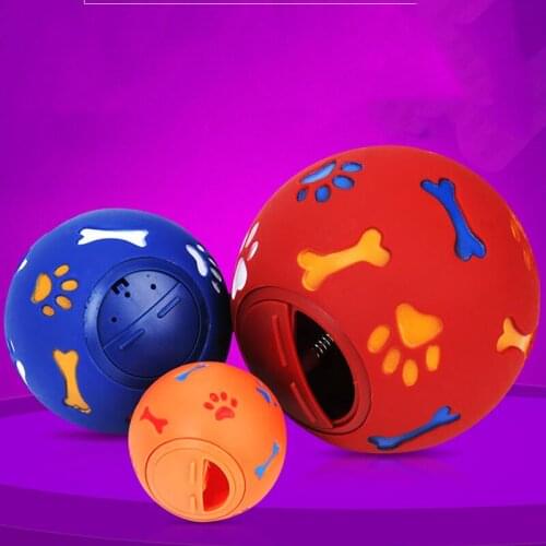 Dog Toy Rotary Switch Footprint Ball Pet Puzzle Feeding Toy Missing Ball Dog Toys for Small Dogs Dog Supplies