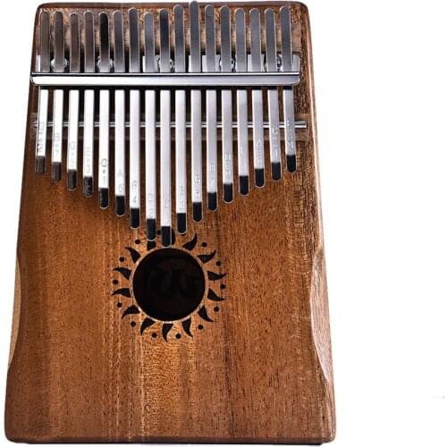 Muspor 17 Key Kalimba Thumb Piano Mbira African Musical Instrument Mahogany Wood Keyboard Percussion Gift WT17M