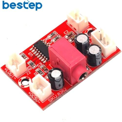 LM4863 Fever 5V Mini Channel Power Amplifier Power Amplifier Board 3+3W Hifi Amp Charger Power Supply Board