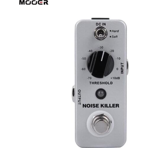MOOER NOISE KILLER Mini Noise Reduction Guitar Effect Pedal 2 Working Modes True Bypass Full Metal Shell Guitar Accessories