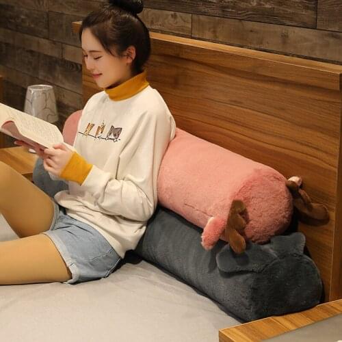 Cartoon Large Size Washable Plush Long Animal Pillow Bedding Side Sleeping Back Cushion Soft Stuffed Leg Pillows Nap Cushions