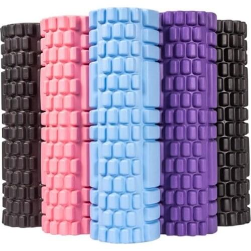 45/35cm Yoga Column Gym Fitness Foam Roller Pilates Yoga Muscle Massage Roller Exercise Back Soft Yoga Block Drop Shipping