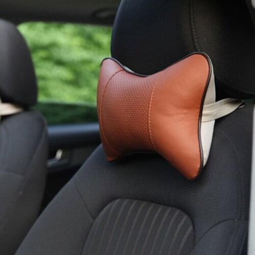 New breath car seat head and neck pillow pillow super soft leather Suitable for all Land Rover models