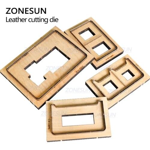ZONESUN S3 Passport Cover Custom Leather Cutting Die Handicraft Tool Punch Cutter Mold DIY Paper Steel Rule Die
