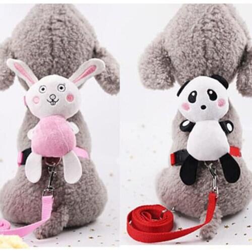 Dog Collar And Leash Set Cartoon Doll Dog Harness And Leash Set Lovely Cute Dog Collars For Small Dogs Cat Pet Puppy Soft Collar