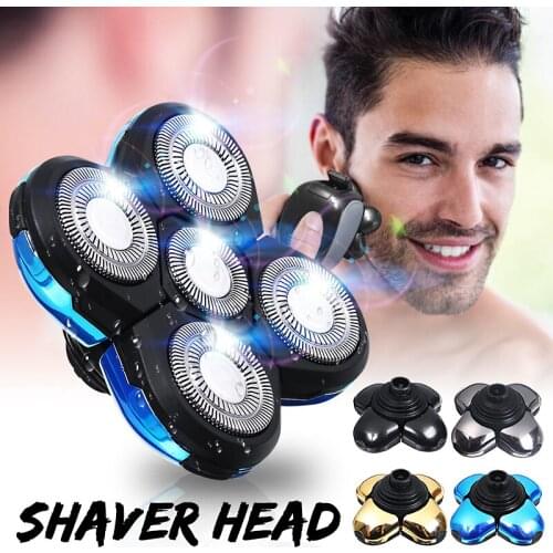 5D 5 Heads Blades Rechargeable Electric Shaver Razors Accessories For Universal Alternate Floating Washable Electric Shavers