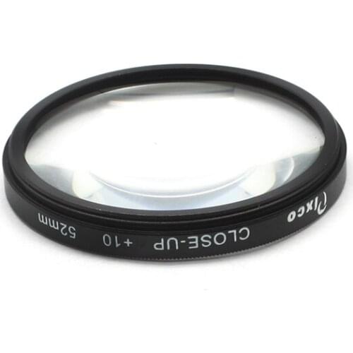 Pixco 52mm 55mm 58mm 62mm 67mm 72mm 77mm Close-up Filter Ring +10 Suit For SLR Camera/Digital Camera/Camcorder DV
