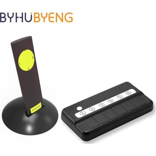 BYHUBYENG Receiver 433mhz Office Servicio Atencion Al Cliente Table Service Transmitter Bar Restaurant Wireless Call