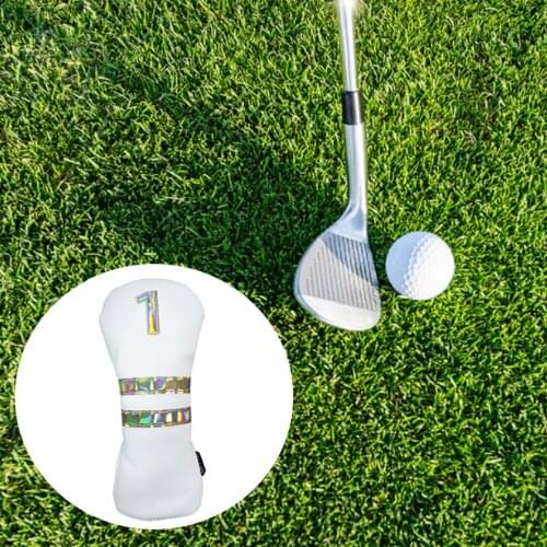 Durable PU Golf Wood Head Cover Drivers Headcover for Travel Transport Scratch Proof Protection Long Neck Protect Sleeve