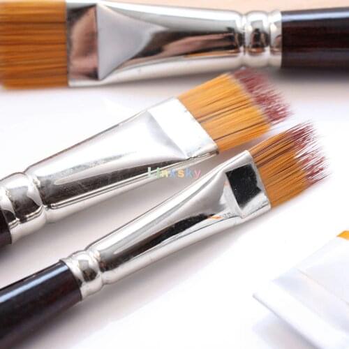 Da Vinci Watercolor Series 1381 VarioTip Paint Brush, Flat Synthetic,Excellent for stippling & decorative painting techniques