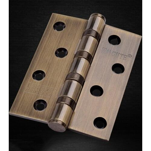 Home High Quality Stainless Steel Hinges Wine Cabinet Thicken Silent Hinge Cupboard Door Connector Furniture Hardware Supplies