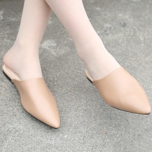 Slippers Pointed Chaussures Femme Platform Half Pack Sandals Women Sandals Flip Flop Slippers Shoes Women 2020 Summer Zapatilla