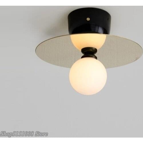 Nordic Led Ceiling Lights Italy Designer Modern Ceiling Lamp Copper Gold Study Aisle Bar Wall Light Home Decor Lighting Fixtures