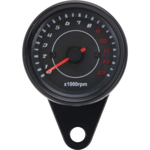 1000rpm Universal Motorcycle Tachometer Motorbike Led Screen 12v Meter Gauge 13k Speedometer For Honda Kawasaki Yamaha Suzuki