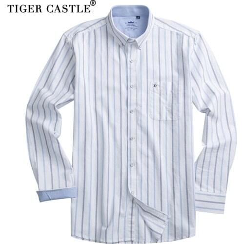 TIGER CASTLE Men's Long Shirts