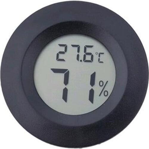 Outdoor Sports Thermometer Reptile Electronic Hygrometer Round Hygrometer Camping Equipment Tool Accessories Outdoor Gadget