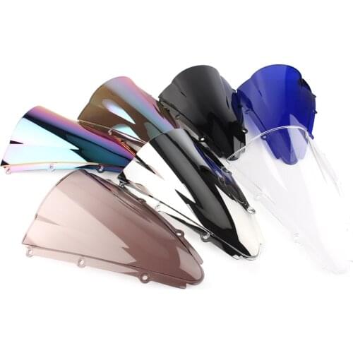 Yzf r1 Motorcycle Windshield Screen Protection Double Bubble Windscreen For Yamaha YZF R1 2000 2001 ABS Plastic