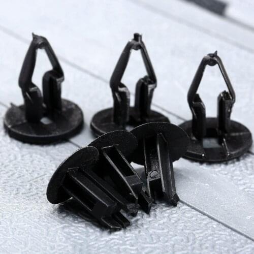 50Pcs Auto Fastener Retainer Bumper Push Type Clips 8.5mm Hole Engine Covers Pad Fender Car Door Trim Panel Clip ForGM Chevrolet