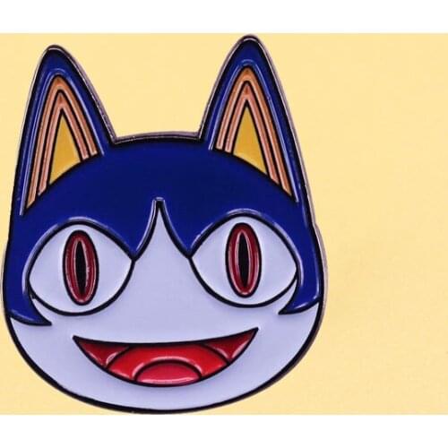 Online Game Animal Crossing Marshal Lapel Badges Cute Metal Cartoon Enamel Pins Women Fashion Jewelry Gifts Bag Hat Lapel Badges
