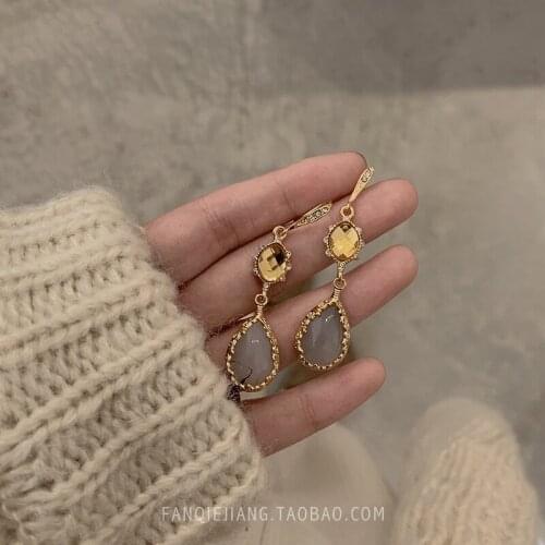 2020 Fashion vintage Women Earring Retro Water Drop Earrings For Women jewely Accessories Hanging earrings charms Gift Wholesale
