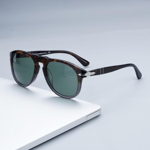 2021Italian Designers Handmade Sunglassses Men and Women Real Glass Lenses Round Vintage Classical Retro Design Fashion Glasses